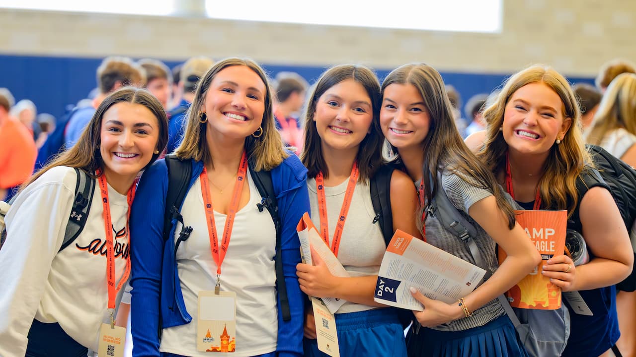 students at Camp War Eagle